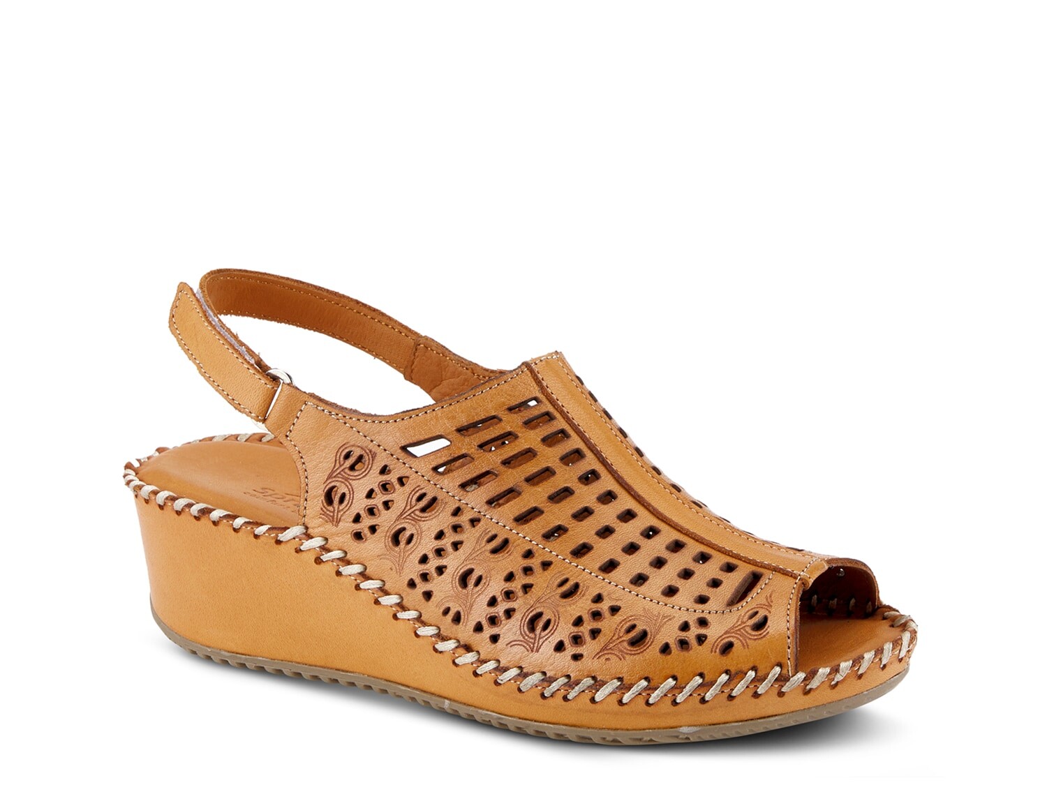 Босоножки Spring Step Bohemianish на танкетке, коричневый