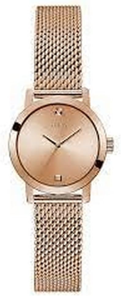 

Аналоговые часы GUESS с сетчатым бриллиантом оттенка розового золота