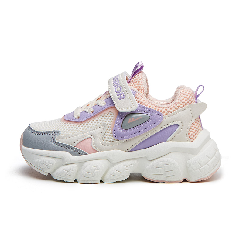 

Противоскользящие антиударные износостойкие дышащие легкие повседневные детские туфли Beige Purple Pink Kids'