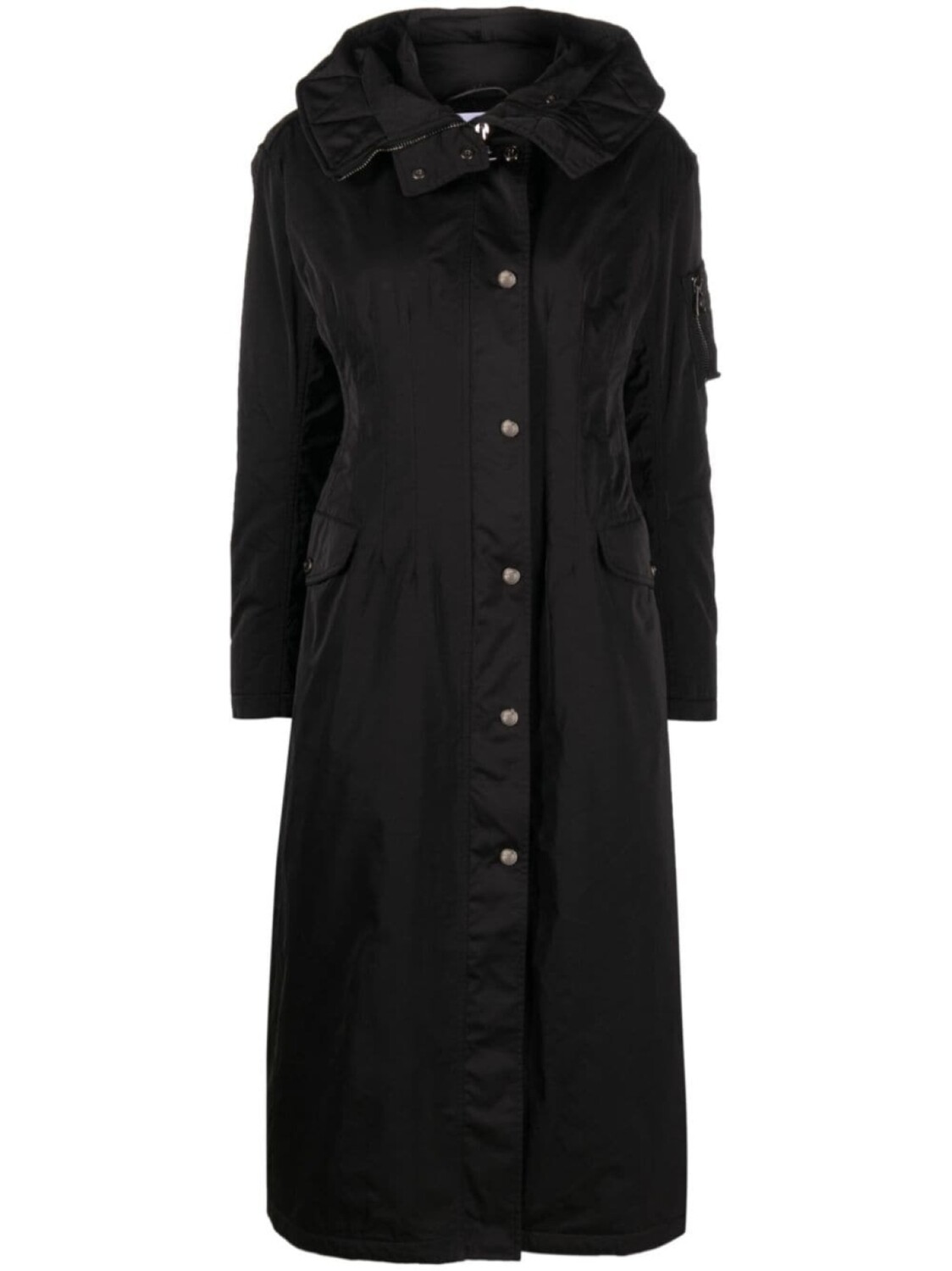 

Ermanno Scervino crystal-embellished duchesse-satin parka, черный