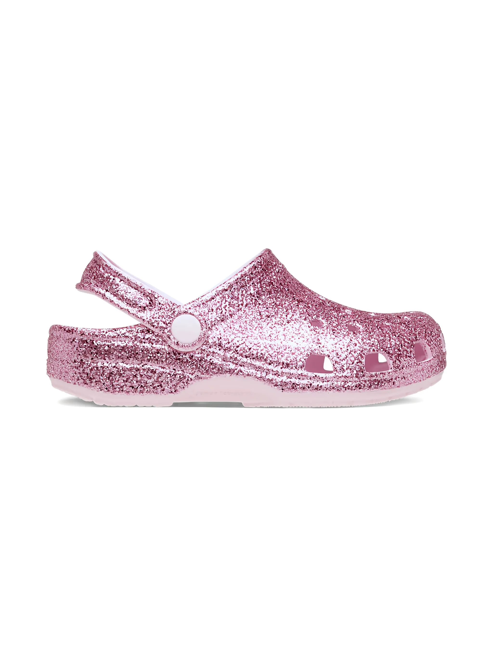 Клоги Classic Chunky Glitter Crocs, розовый — фото 2