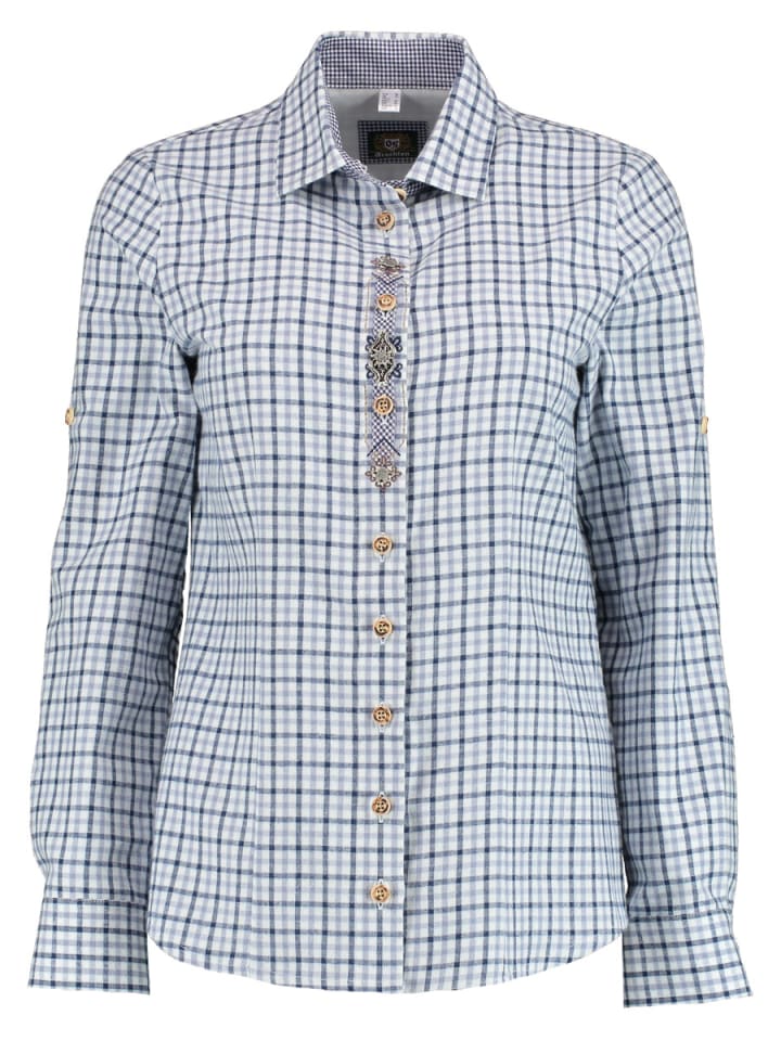 

Традиционная блузка Serino темно-синего цвета OS-Trachten