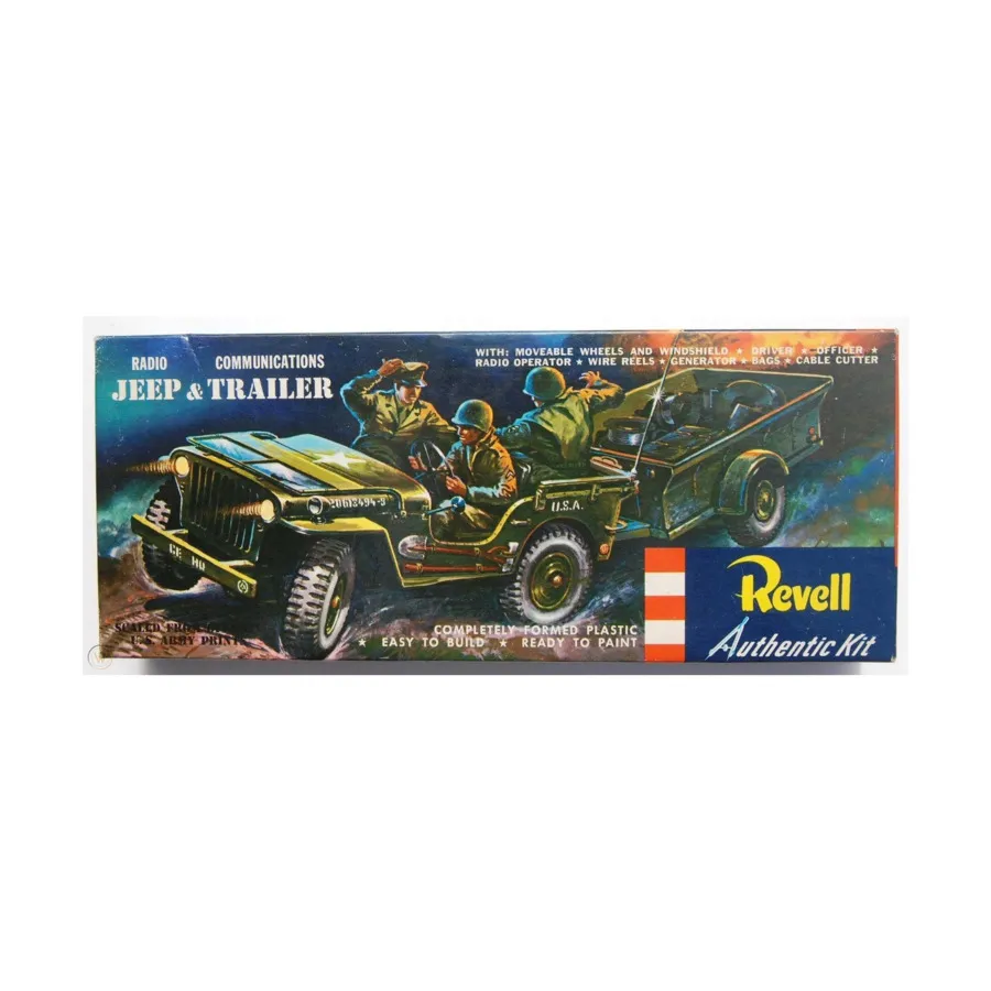 

Радио-джип и трейлер связи, WWII Models (1:72) (Revell/Monogram)