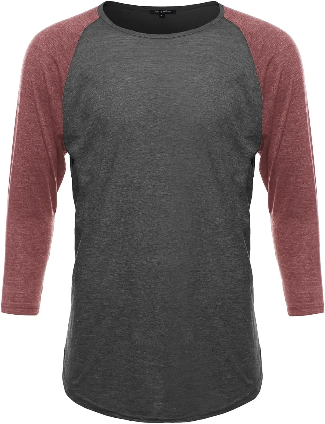 

Мужская базовая легкая бейсбольная реглан-футболка Style by William