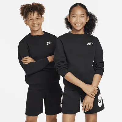 

Толстовка Nike Sportswear Club Fleece, черный/белый