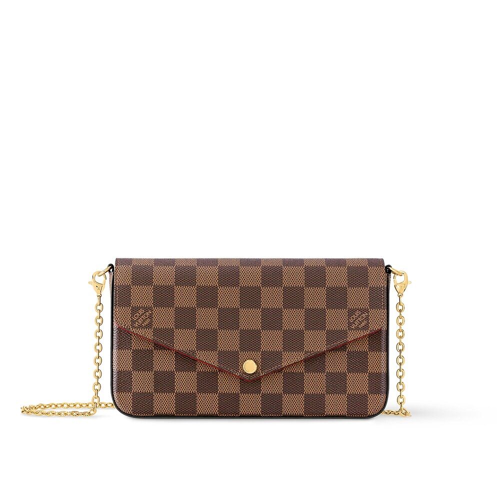 

Фелиси Пошетт Louis Vuitton, коричневый