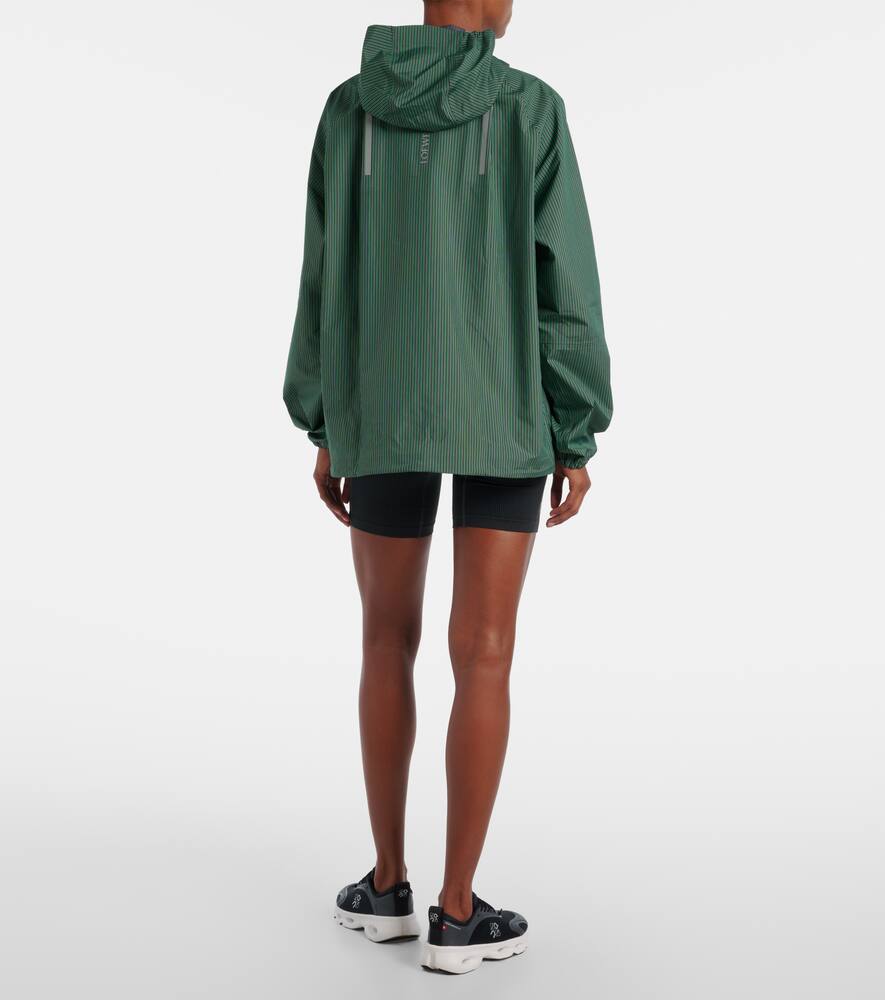 Полузастёгивающаяся куртка On Storm в полоску Loewe, Green/Black — фото 3