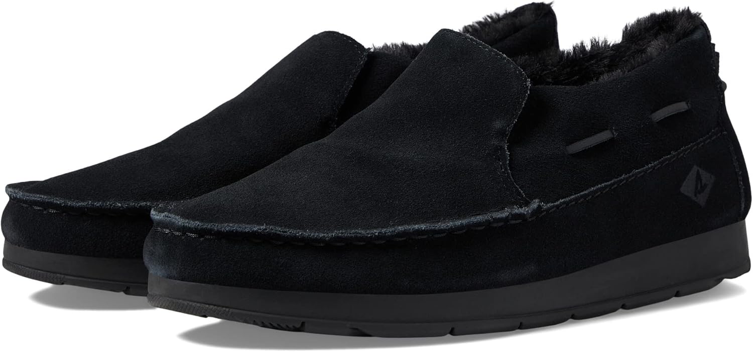 Зимние мужские мокасины Sperry Moc-Sider, черный — фото 2