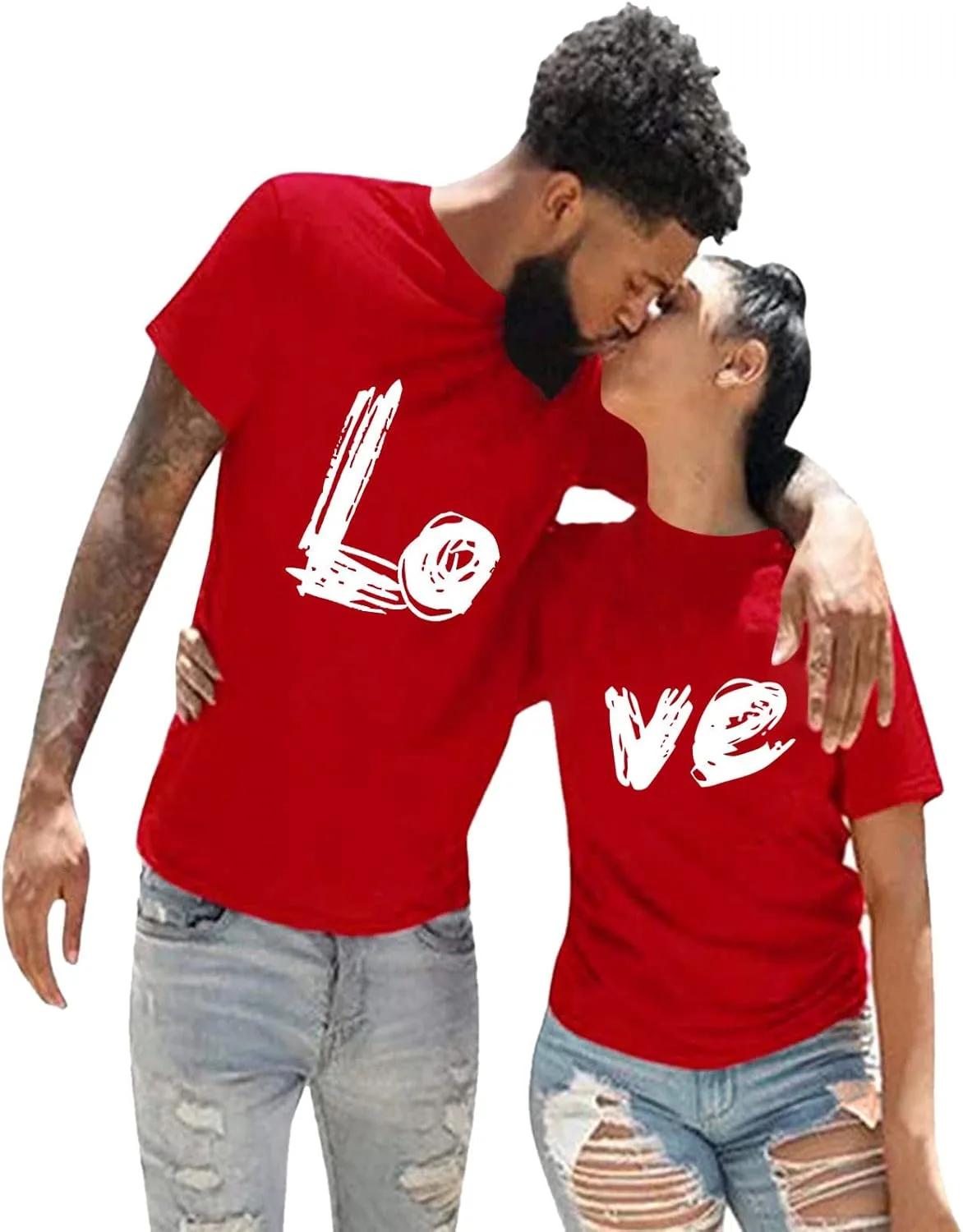 

Футболки для пар с принтом