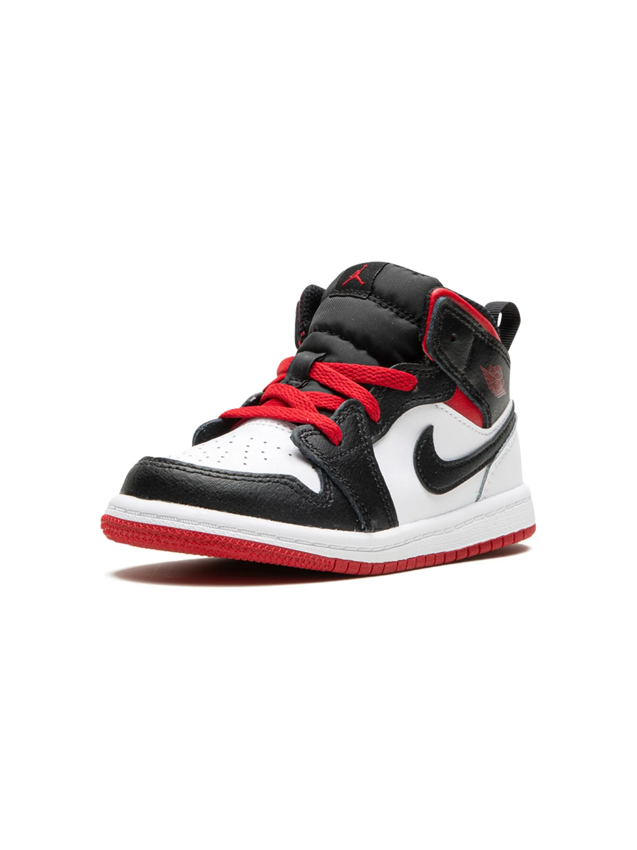 Кроссовки Air Jordan 1 Mid White/Gym Jordan Kids, белый — фото 3
