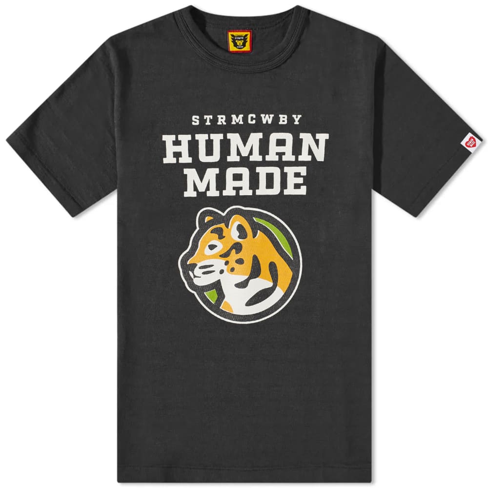 

Футболка с изображением тигра Human Made, черный