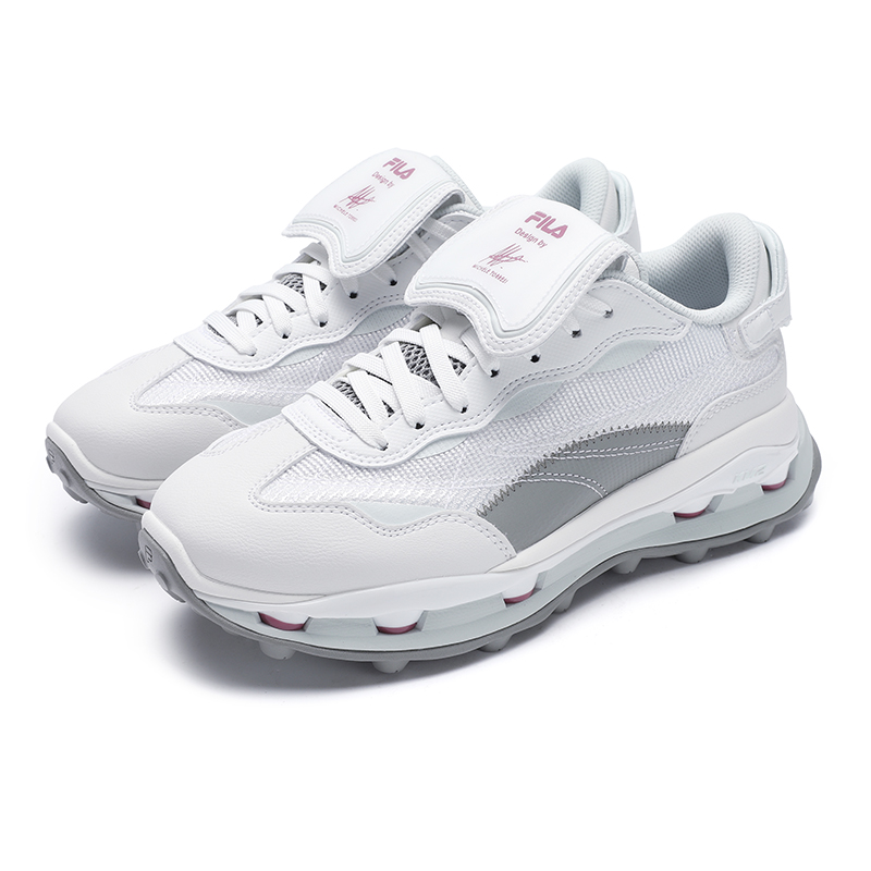 FILA Женские туфли KM2 устойчивые к истиранию дышащие низкие повседневные ярко-белые - ярко-белый/лилейно-белый (подарок включен Ton Tonne Cup) — фото 3