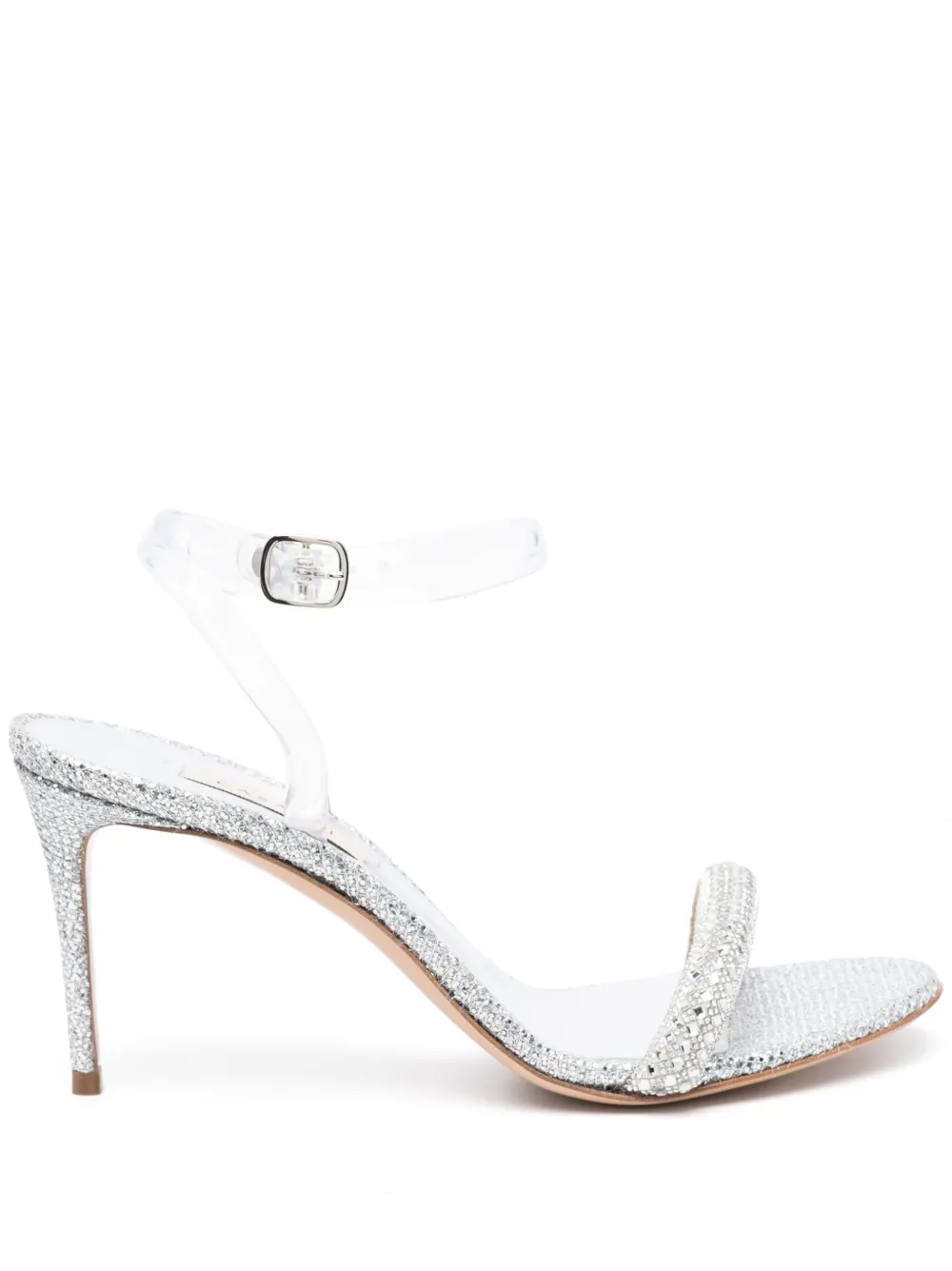 Босоножки Blade Stratosphere 90 Casadei, серебяный