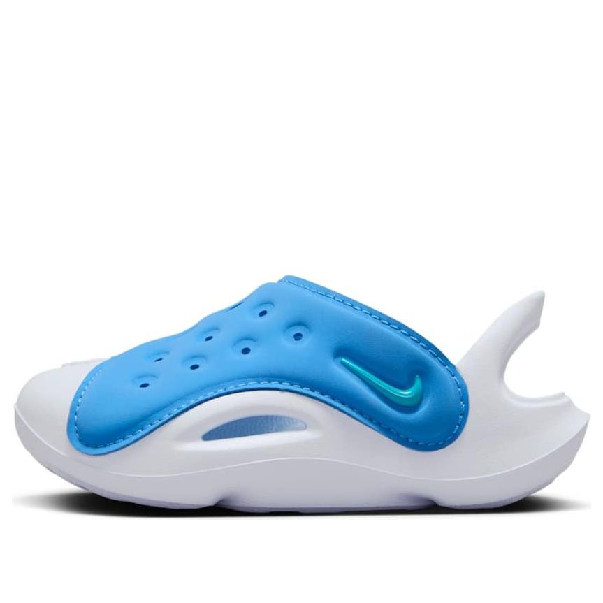 

Сандалии (TD) Nike Aqua Swoosh 'Blue Beyond White Dusty Cactus', синий
