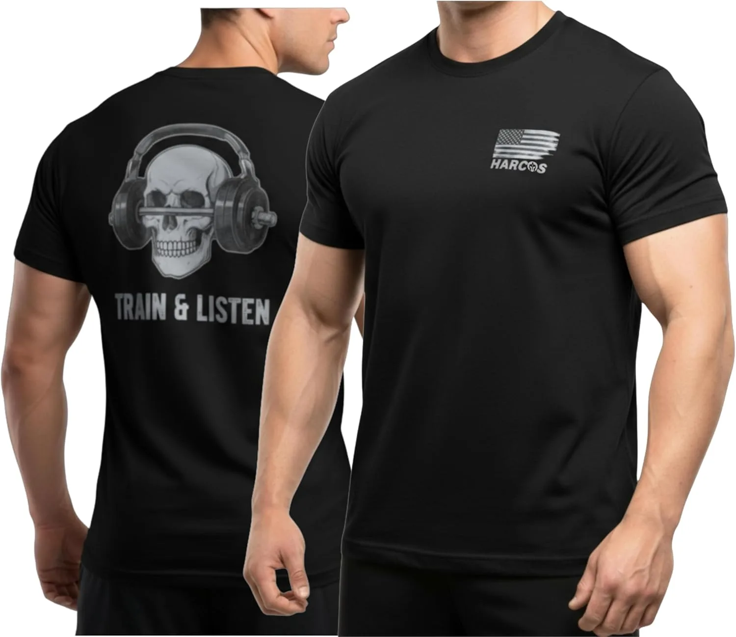 

Мужская футболка из хлопка Classic Crew Neck Tee Casual Harcos