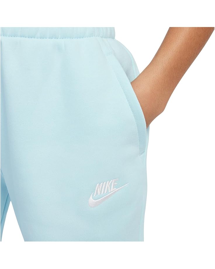 Брюки Nike Kids Sportswear Club Fleece Joggers, цвет Glacier Blue/White — фото 4