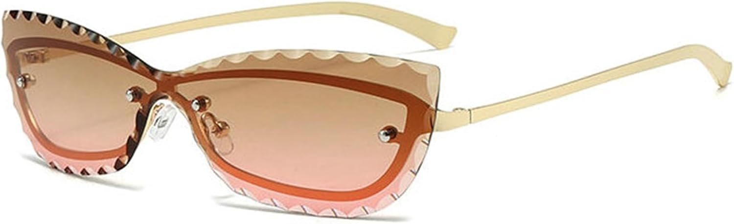 

Willochra Милые прямоугольные солнцезащитные очки для женщин и мужчин в стиле Y2K, роскошные винтажные без оправы, черные, солнцезащитные очки для женщин, защита от УФ-излучения UV400, C9