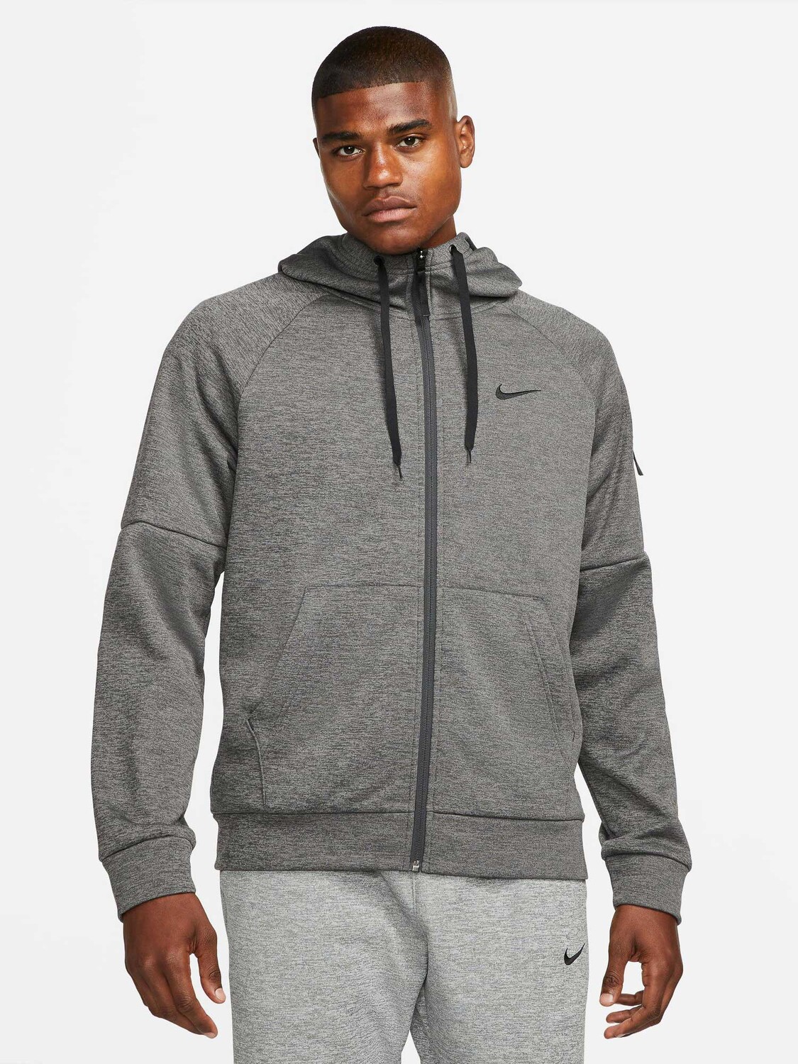

Толстовка Nike M NK TF HD FZ, серый