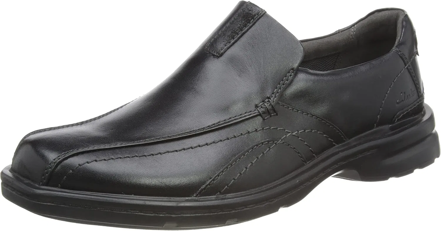 Мужские кроссовки Clarks Gessler StepOxford, Black (Black Leather)