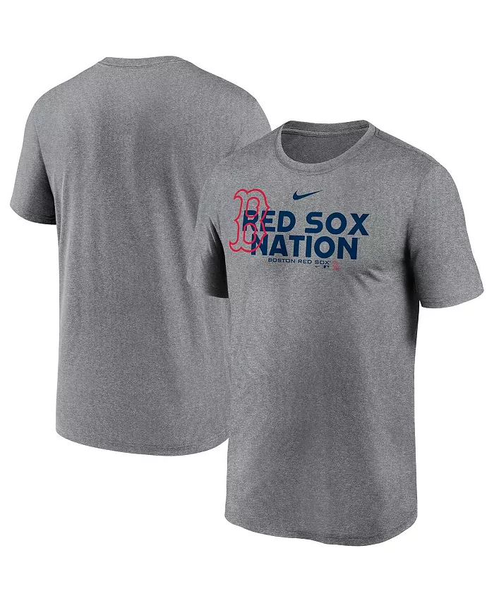 

Мужская футболка Boston Red Sox Local Rep Legend Performance в теплом сером цвете с эффектом меланжа Nike