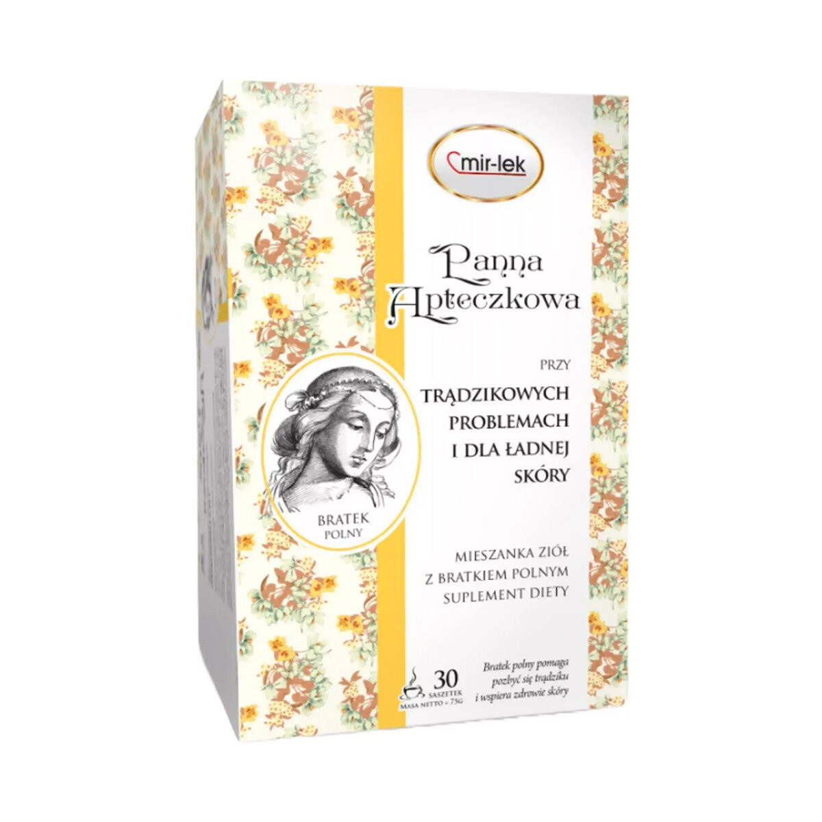 

Мирлек, Панна Аптечкова, для кожи с акне, 30 пакетиков Mir Lek