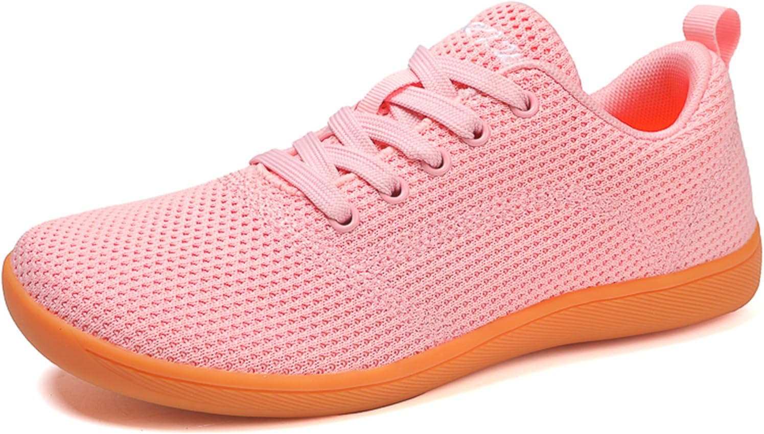 

Кроссовки RUMPRA для мужчин и женщин с широким носком, минималистичные, нулевая подошва, гибкая подошва для спортивной и повседневной носки, розовый