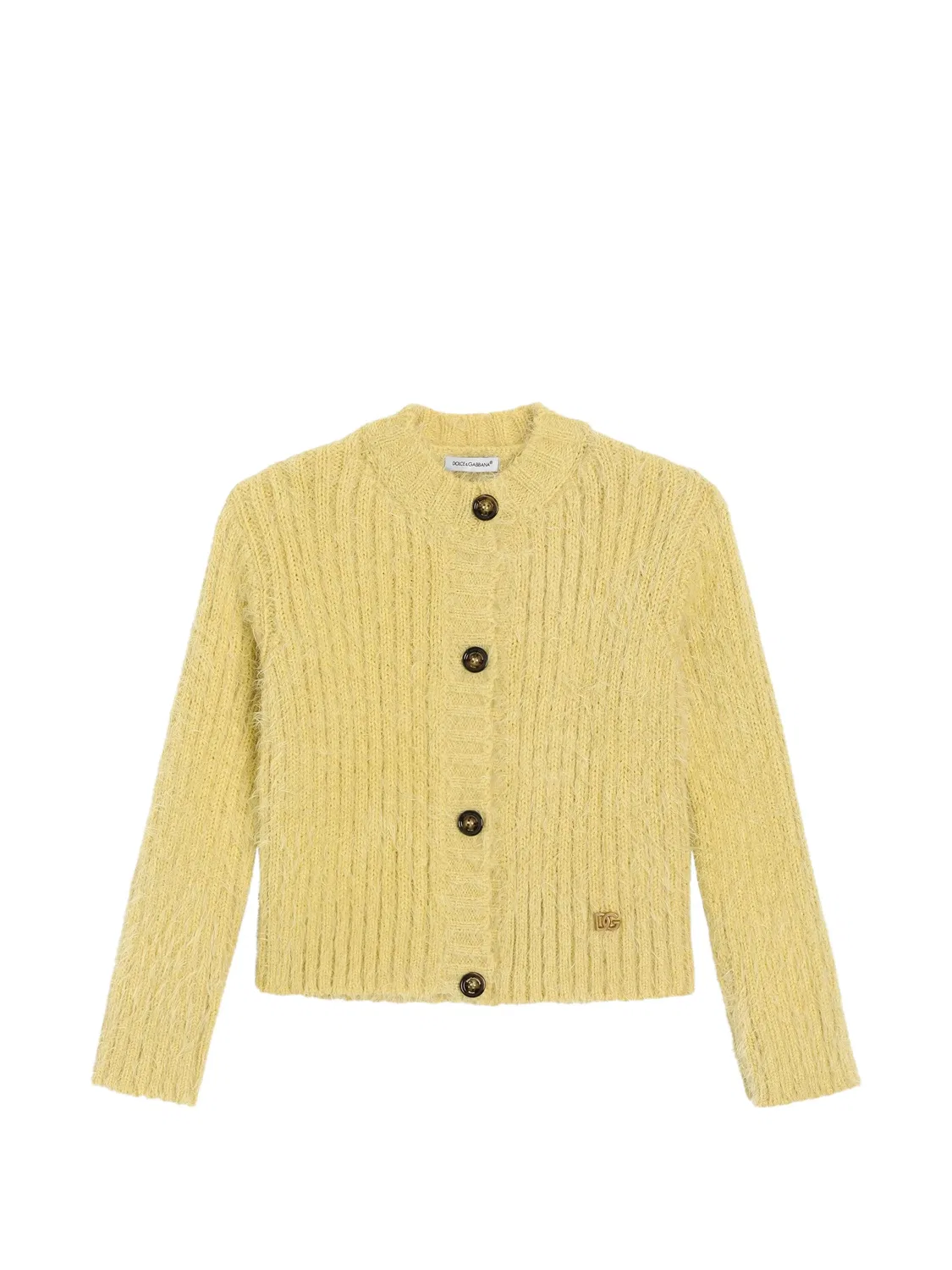 Кардиган с круглым вырезом Dolce & Gabbana Kids