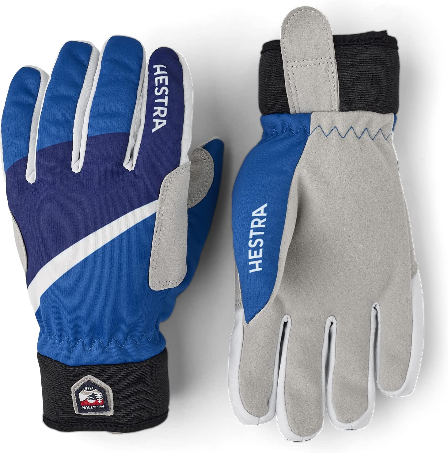 

Перчатки Hestra Tracker Junior (для детей 4-13 лет) Водонепроницаемые, утепленные, пятипалые детские перчатки для беговых лыж, Black Print