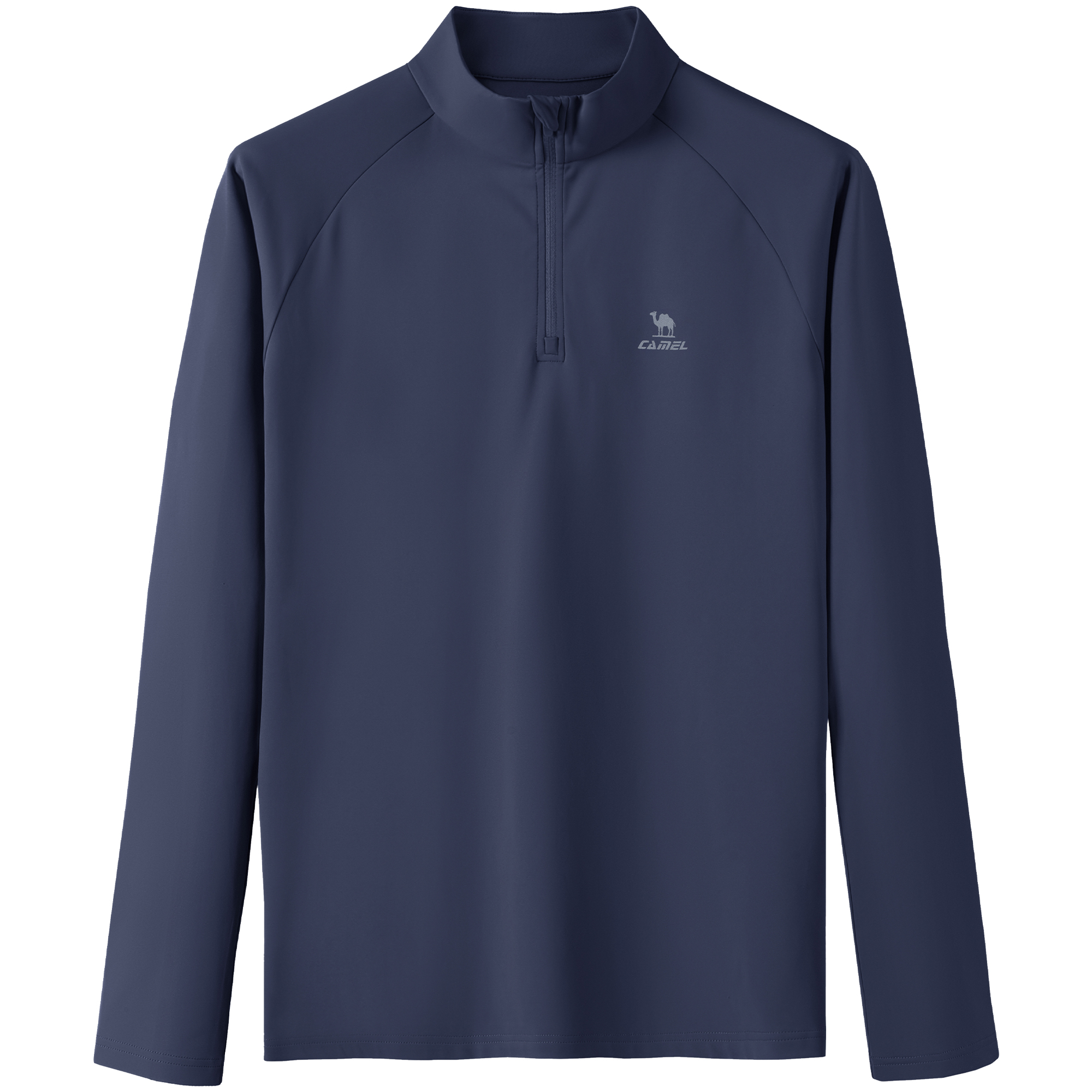 

Футболка мужская Quick Dry со стойкой CAMEL, night синий