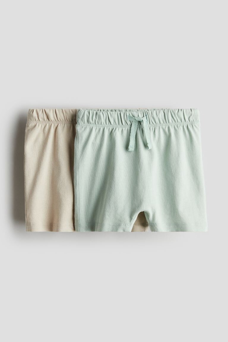 

2 пары шорт из джерси H&M, зеленый