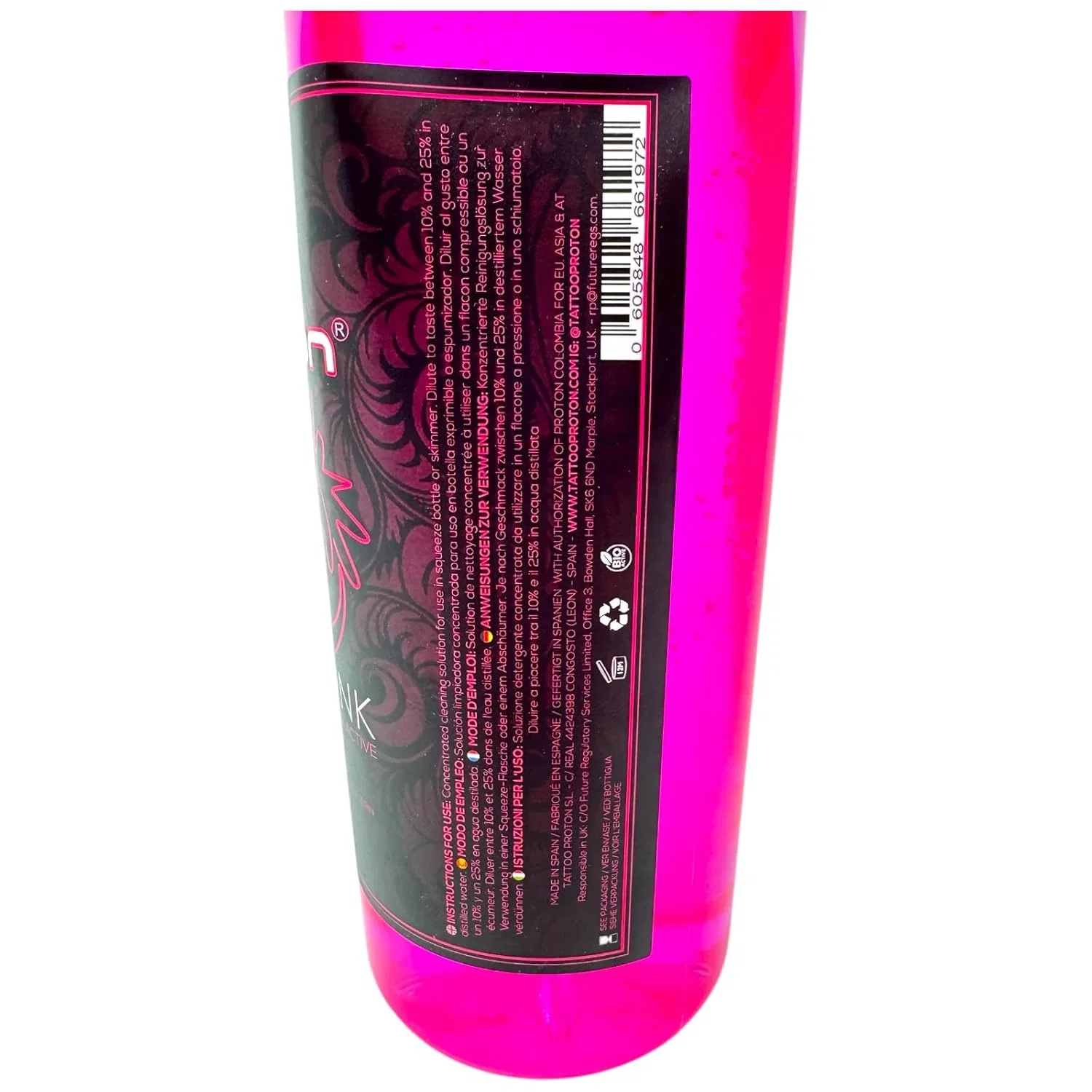 Концентрат розового мыла Proton Pink Soap XXL, 1 литр Tattoo [Inkgrafix] Piercing — фото 4