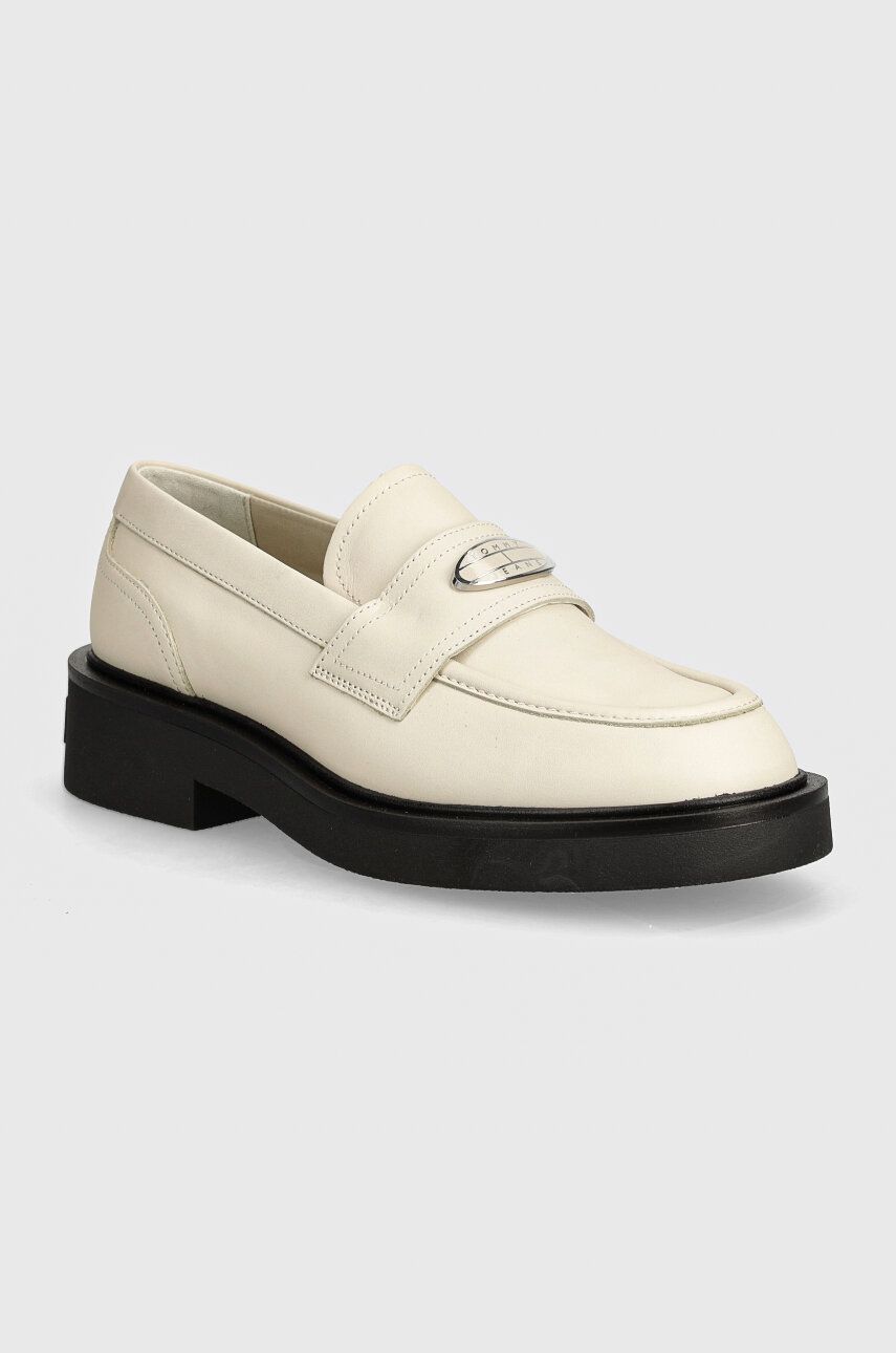 

Tommy Jeans TJW FLAT LOAFER кожаные лоферы, бежевый