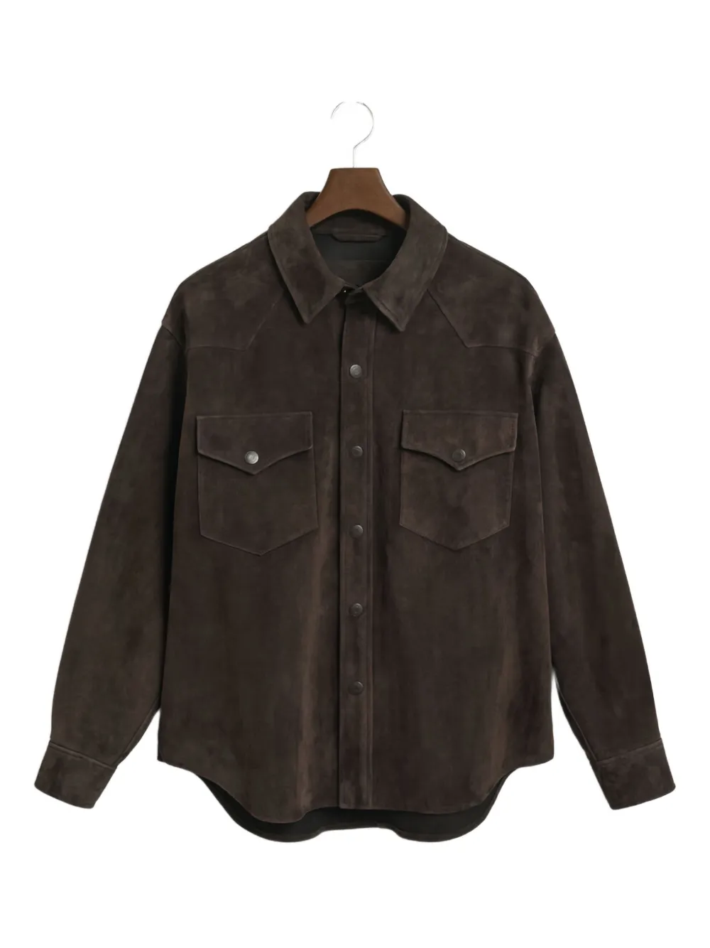 

Рубашка Rodeo из замши с двумя карманами GANT 240 Mulberry Street, коричневый