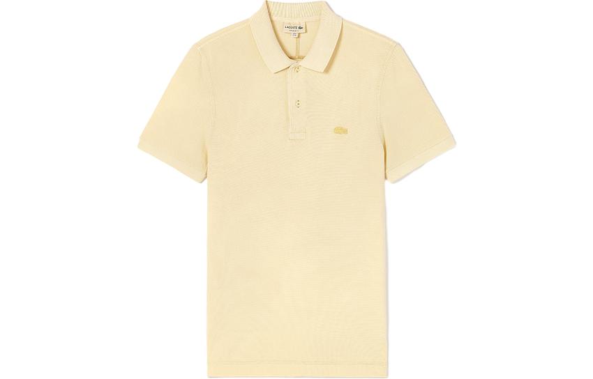 

LACOSTE Рубашка-поло мужская бежево-желтая