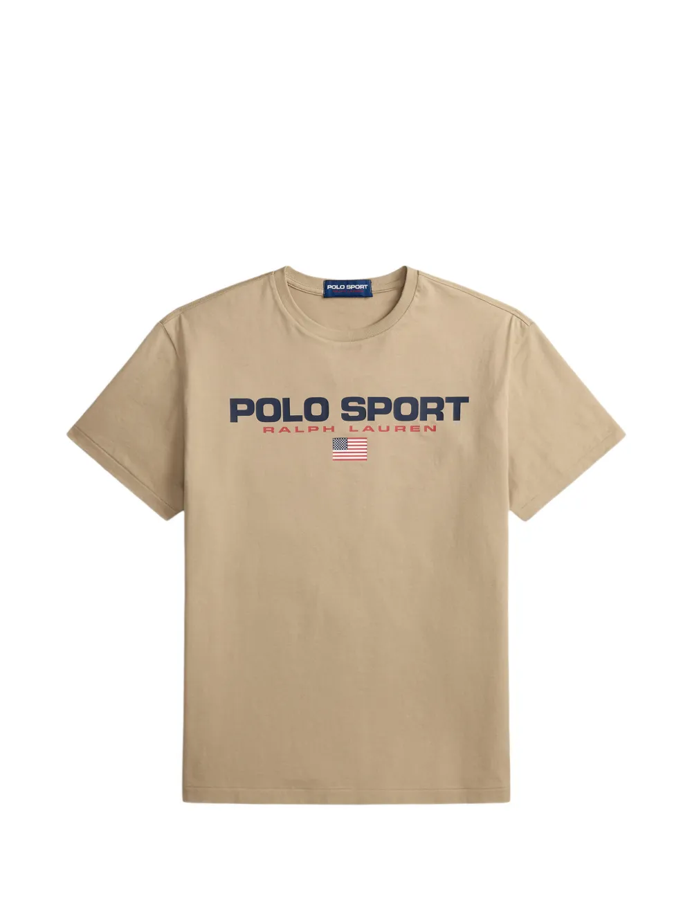 

Футболка с логотипом Polo Ralph Lauren, бежевый