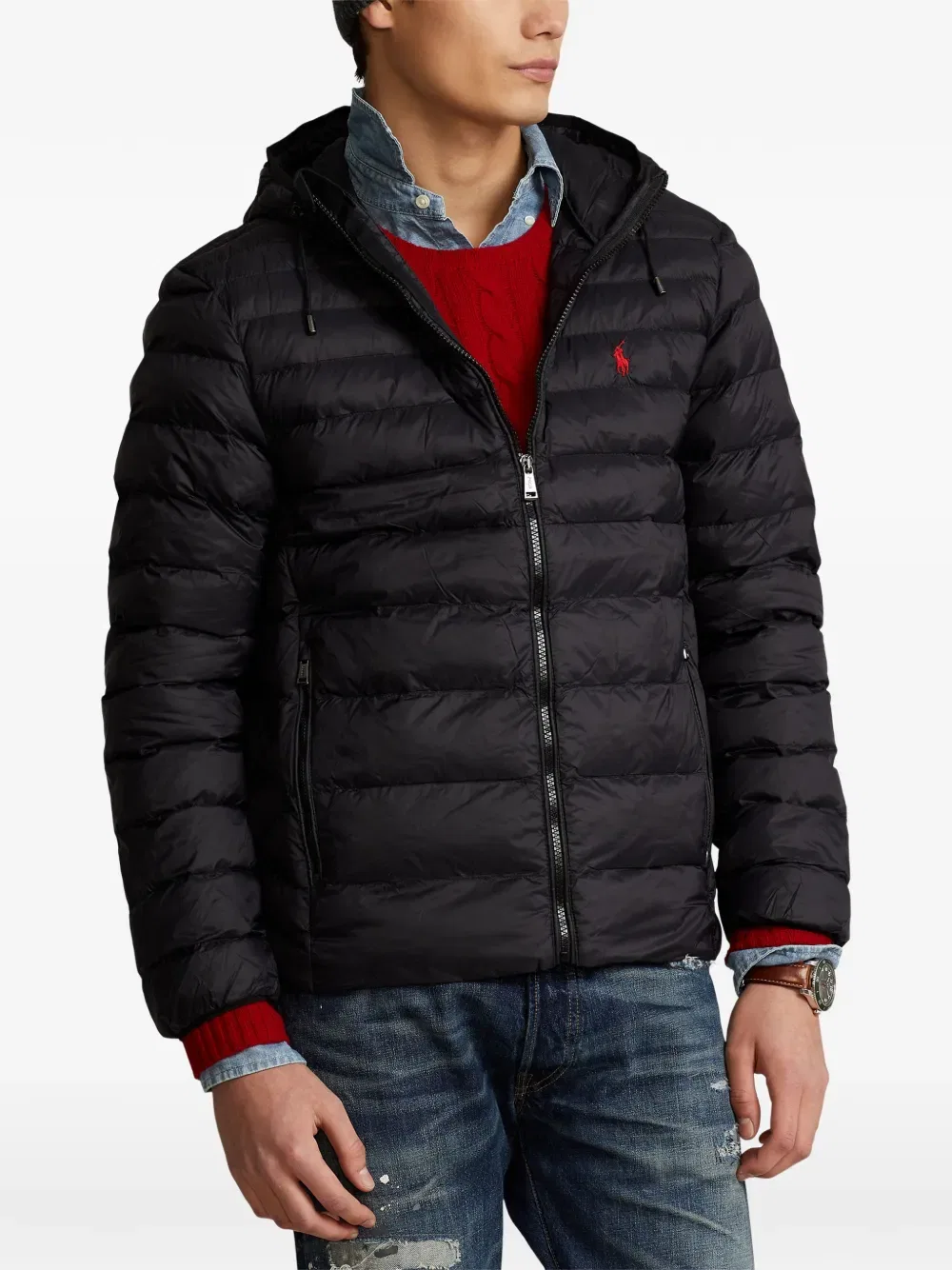 Стеганая куртка Polo Ralph Lauren, черный — фото 2