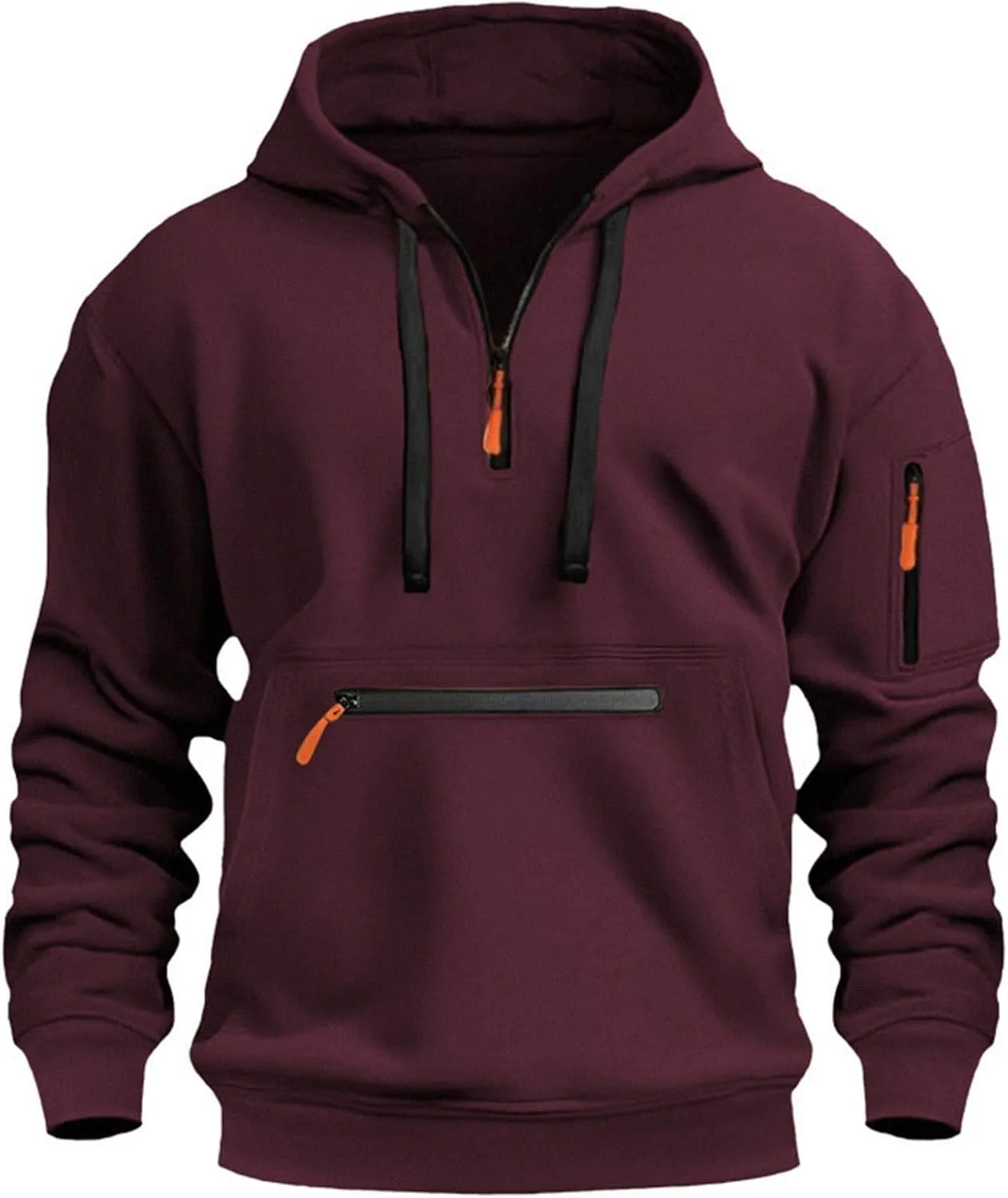 

Толстовка с капюшоном Quarter Zip Cargo для мужчин