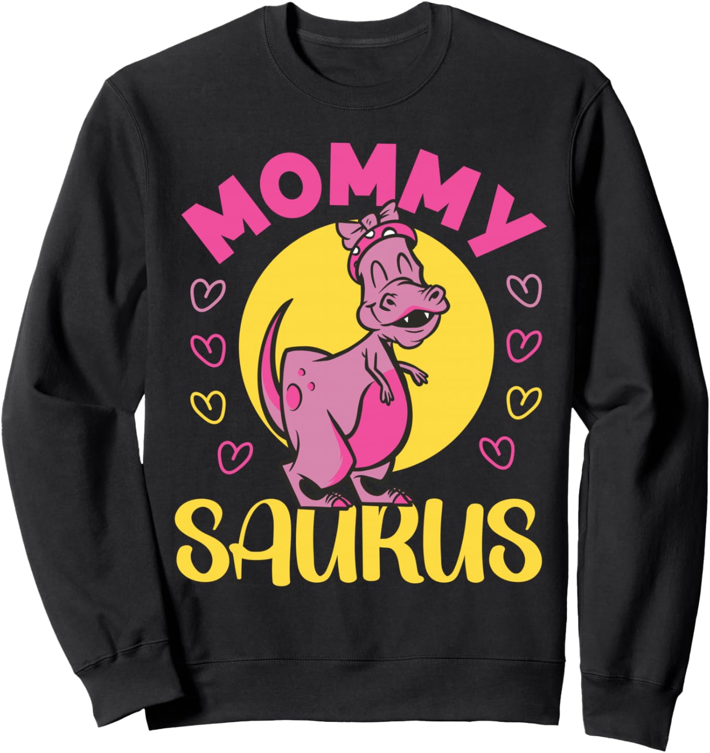 

Толстовка Mommysaurus для мам Cute Matching Dinosaur Family Outfits, черный