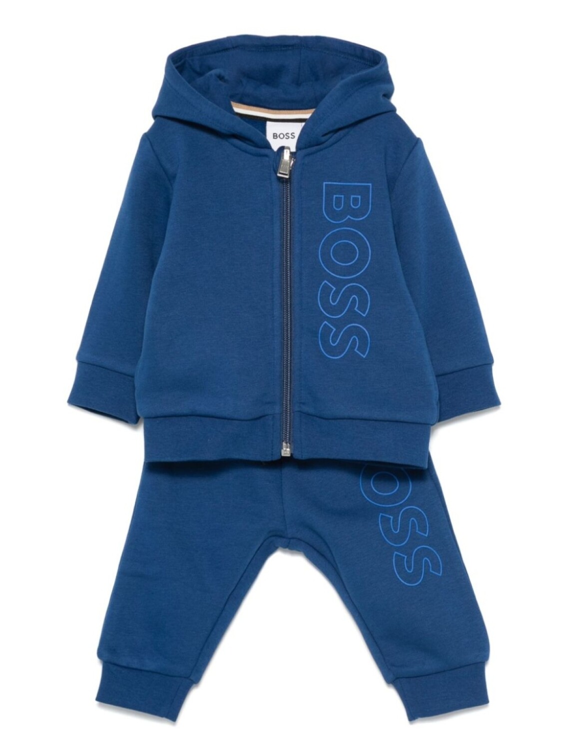 

BOSS Kidswear спортивный костюм с логотипом, синий