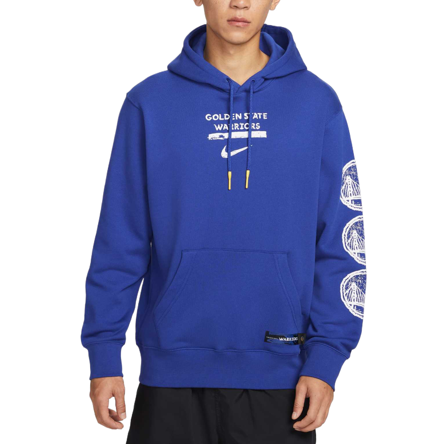 

Nike Толстовка мужская Rush Blue/Amarillo Yellow с капюшоном Moderate