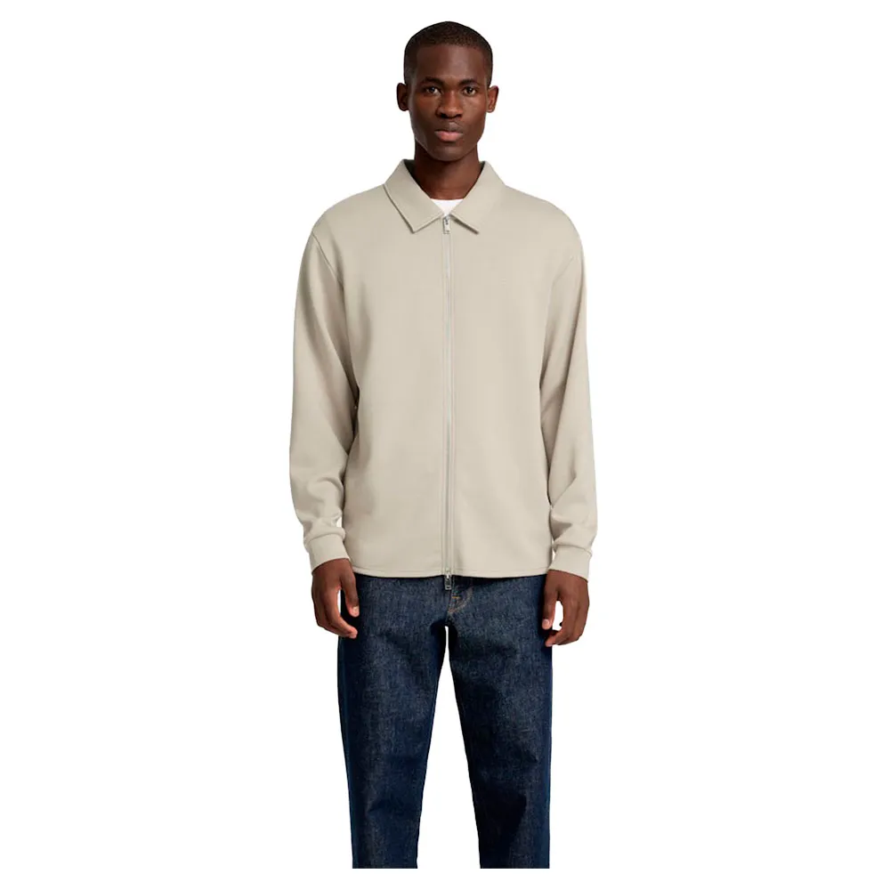 

Толстовка Selected Emanuel Soft full zip, бежевый