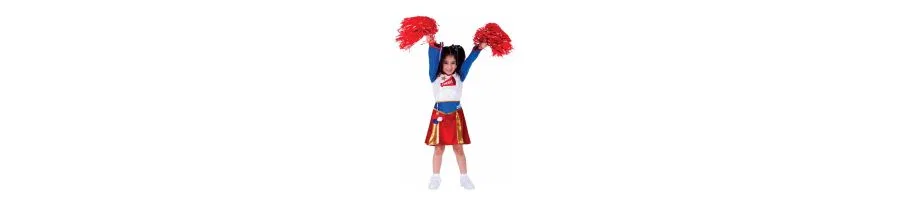 Костюм американской чирлидерши для девочек младшего возраста Dress Up America, красный — фото 2