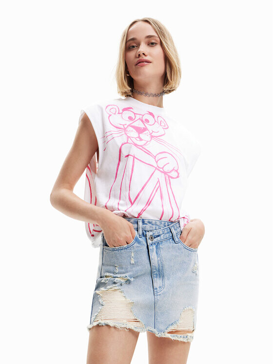 

Футболка стандартного кроя Desigual, белый