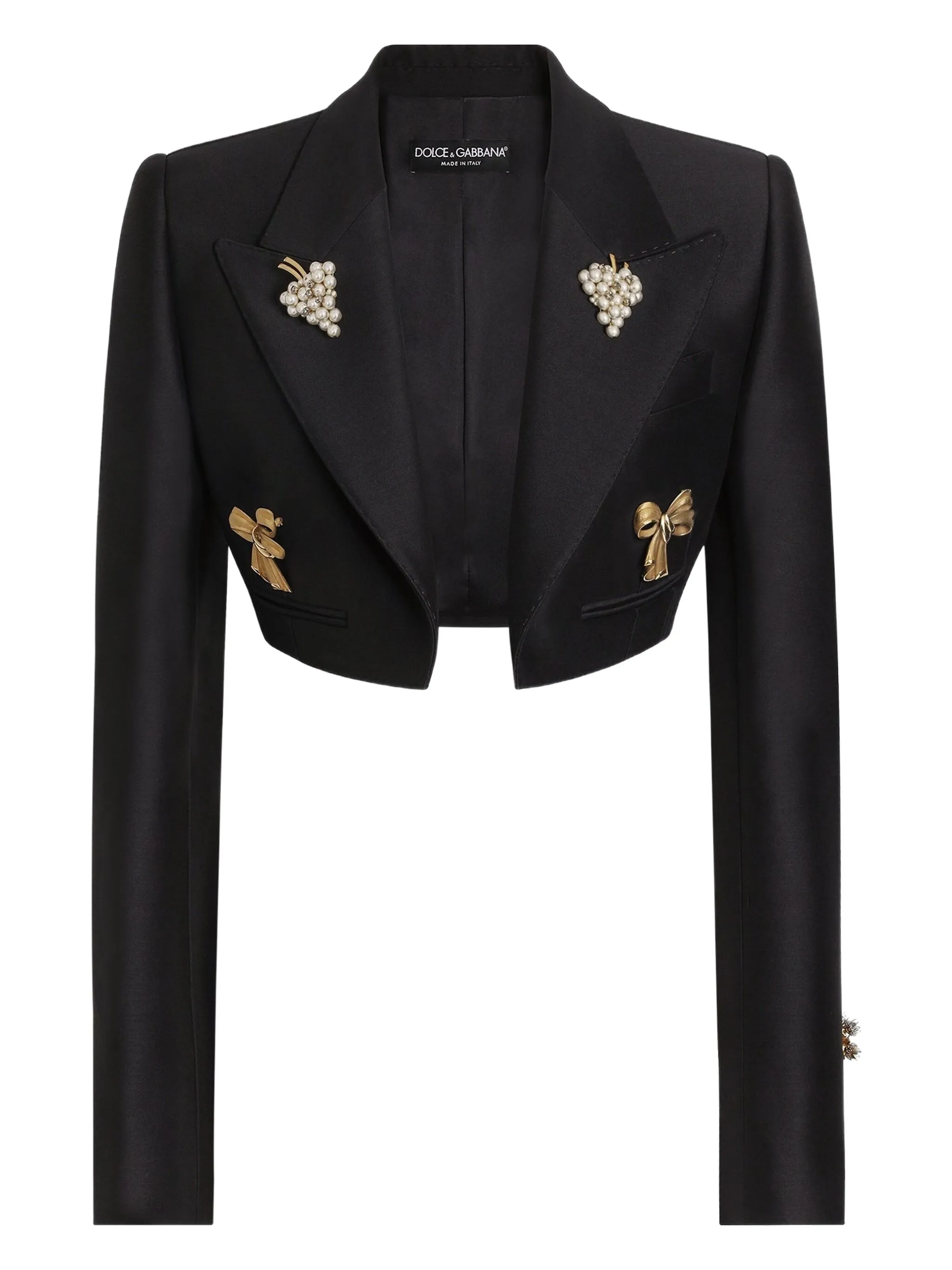 

Укороченный пиджак Dolce & Gabbana, черный