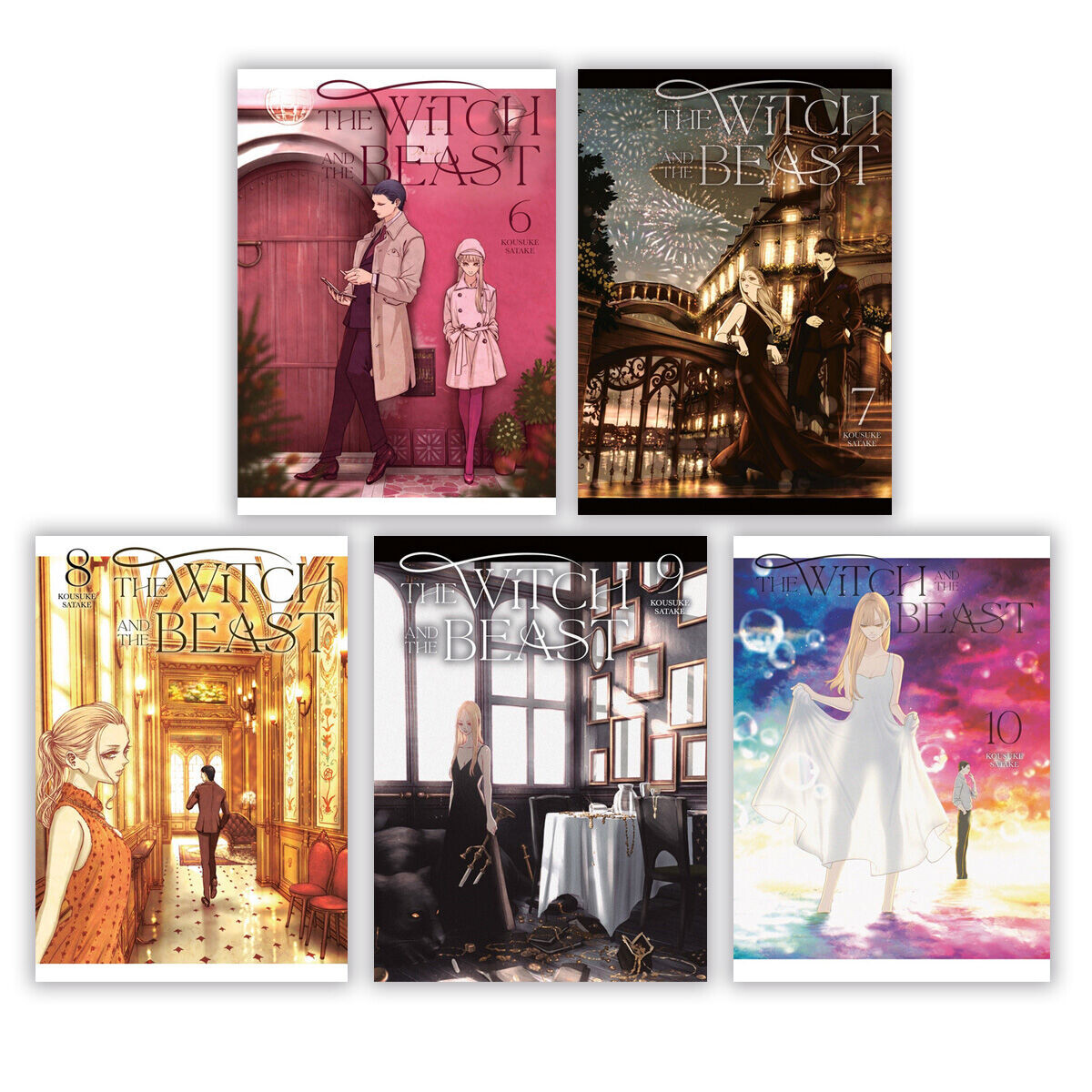 

Манга The Witch and the Beast Manga (6-10) Bundle