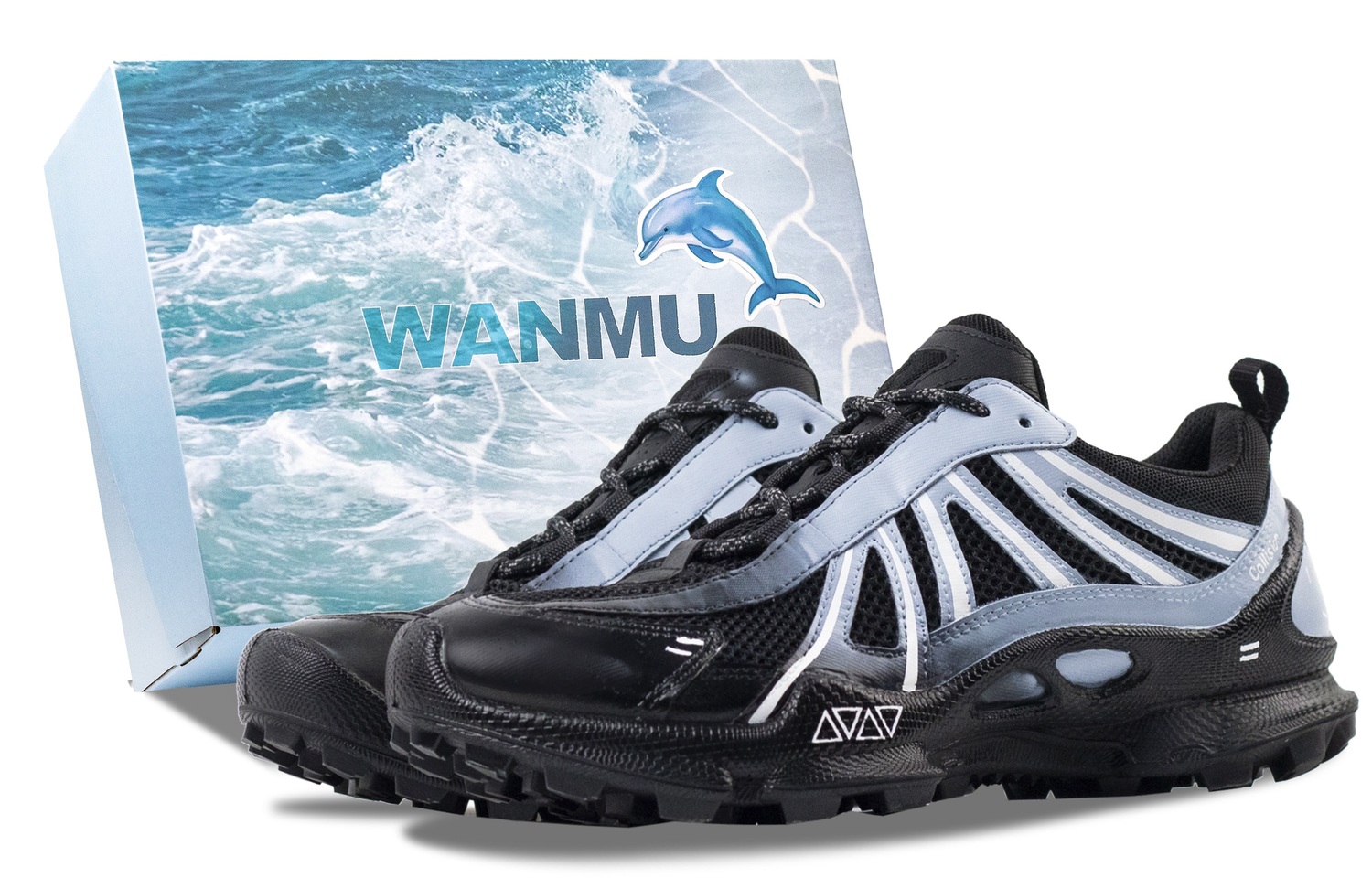 

Ecco Биом с трейл блю шадоу свифт дышащие низкие повседневные кроссовки мужские синий черный