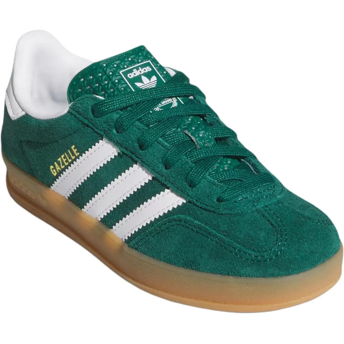 Adidas Originals Кроссовки для скейтбординга GAZELLE Low top детские зеленые — фото 4