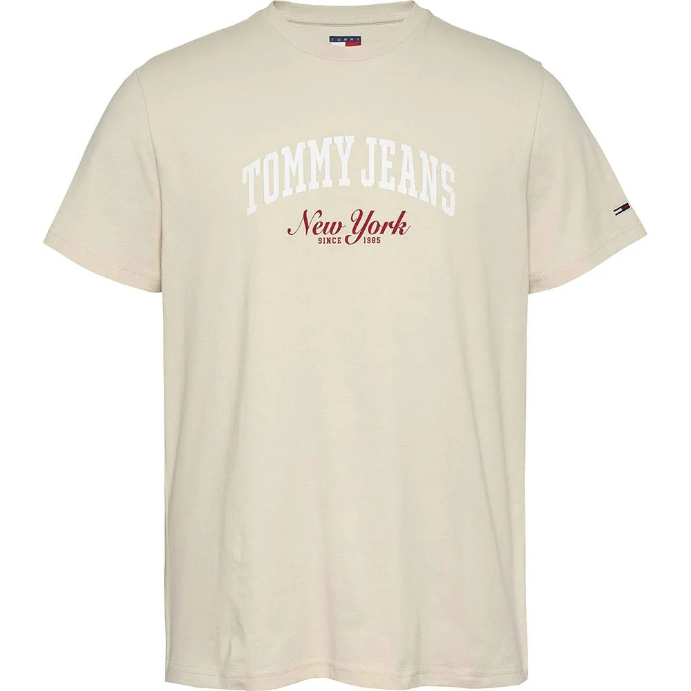 

Футболка Tommy Jeans Varsity Pop, бежевый