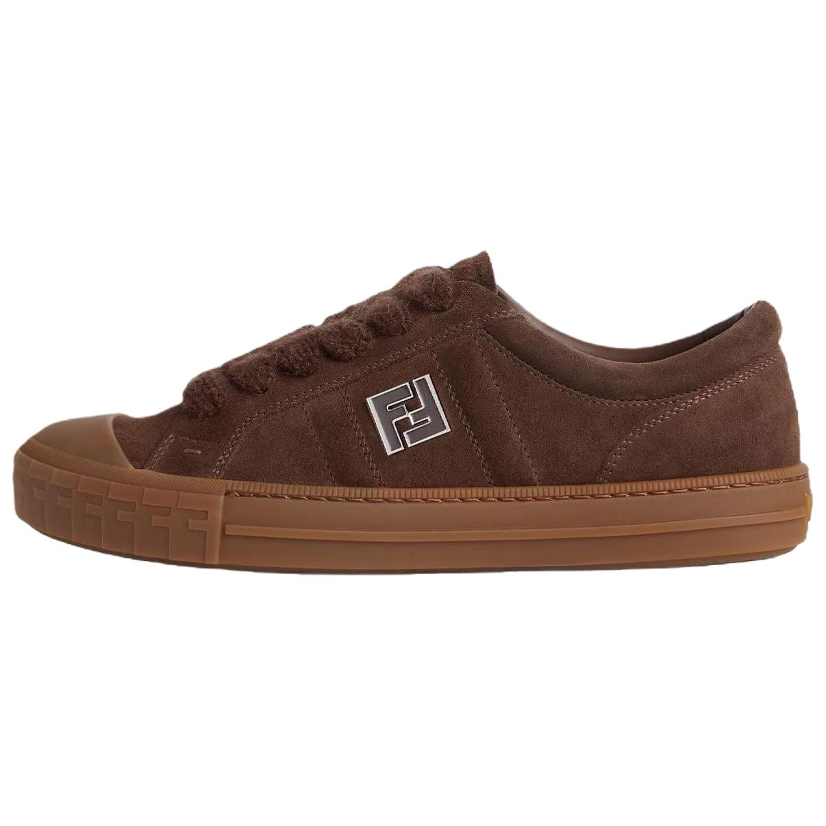 

Домино лоу топ скейтборд обувь мужские браун FENDI, коричневый