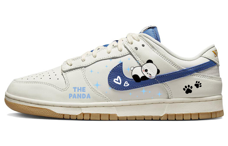 

Кроссовки Nike Dunk Skateboard Shoes Men Low-Top Blue White, Синий, Кроссовки Nike Dunk Skateboard Shoes Men Low-Top Blue White